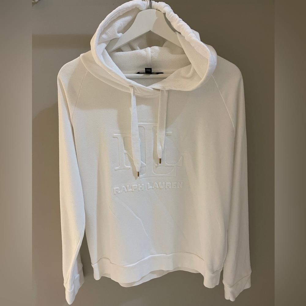 Ralph Lauren Women's Cream Hoodie Sweater